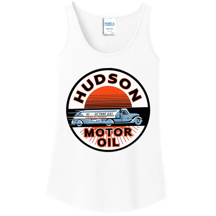 Gas Station Hudson Motor Oil Car Bikes Garage Ladies Essential Tank