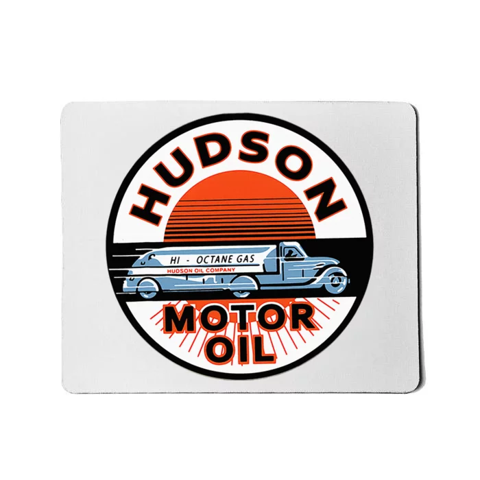 Gas Station Hudson Motor Oil Car Bikes Garage Mousepad