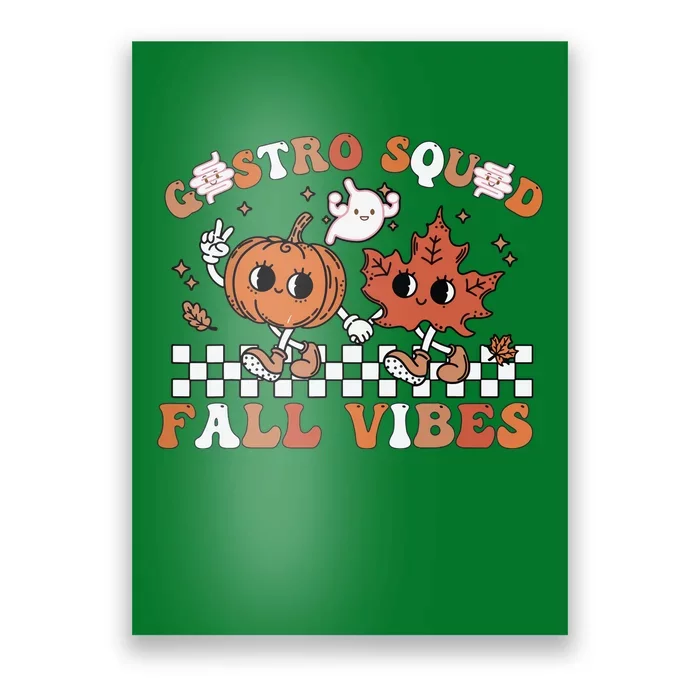 Gastro Squad Halloween Fall Vibes Gastro Crew Endoscopy Poster