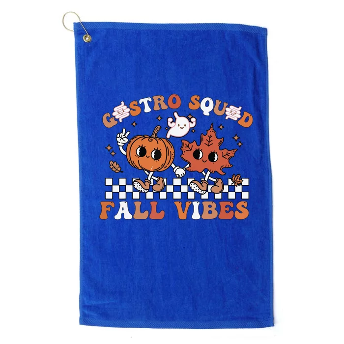 Gastro Squad Halloween Fall Vibes Gastro Crew Endoscopy Platinum Collection Golf Towel