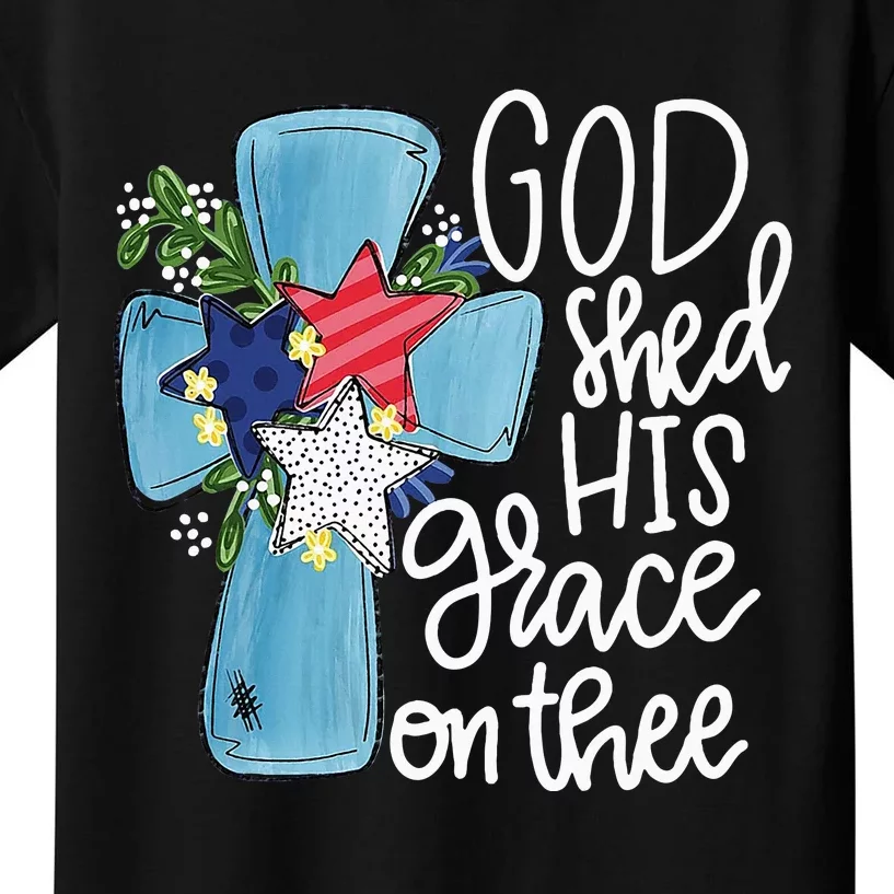 God Shed His Grace On Thee Kids T-Shirt