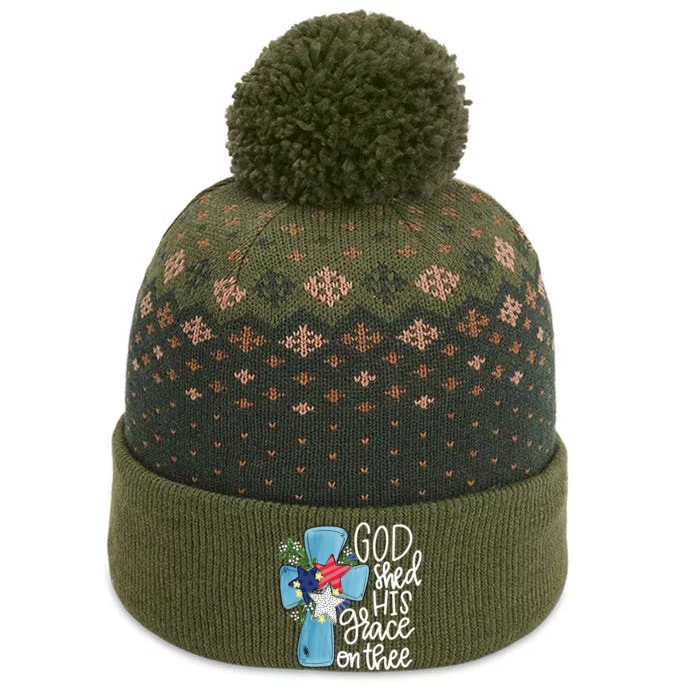 God Shed His Grace On Thee The Baniff Cuffed Pom Beanie