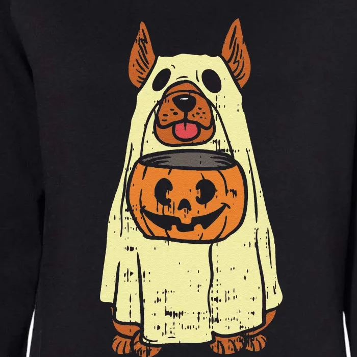 German Shepherd Halloween Costume Dog Owner Ghost Gift Womens California Wash Sweatshirt