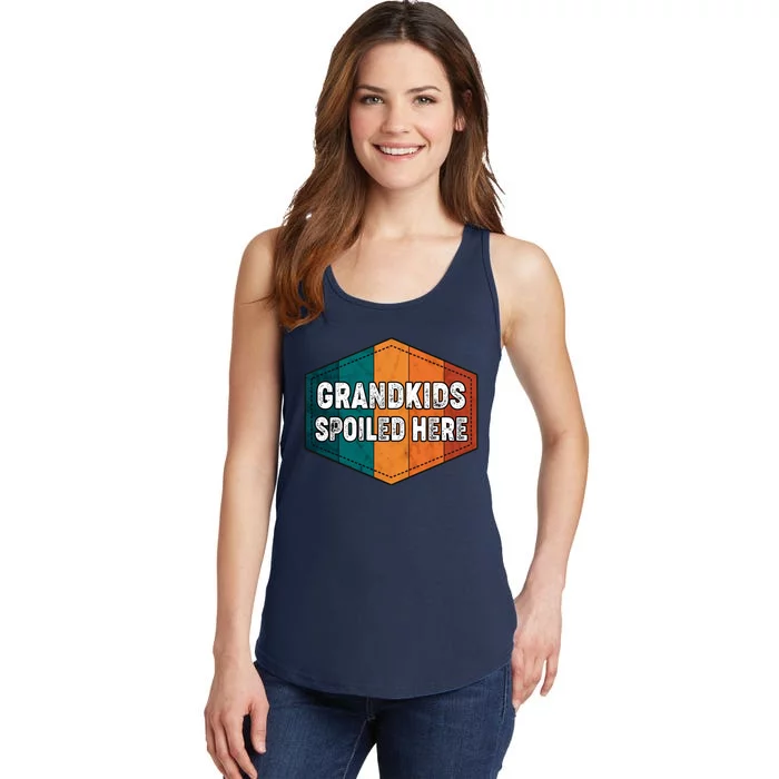 Grandkids Spoiled Here Ladies Essential Tank