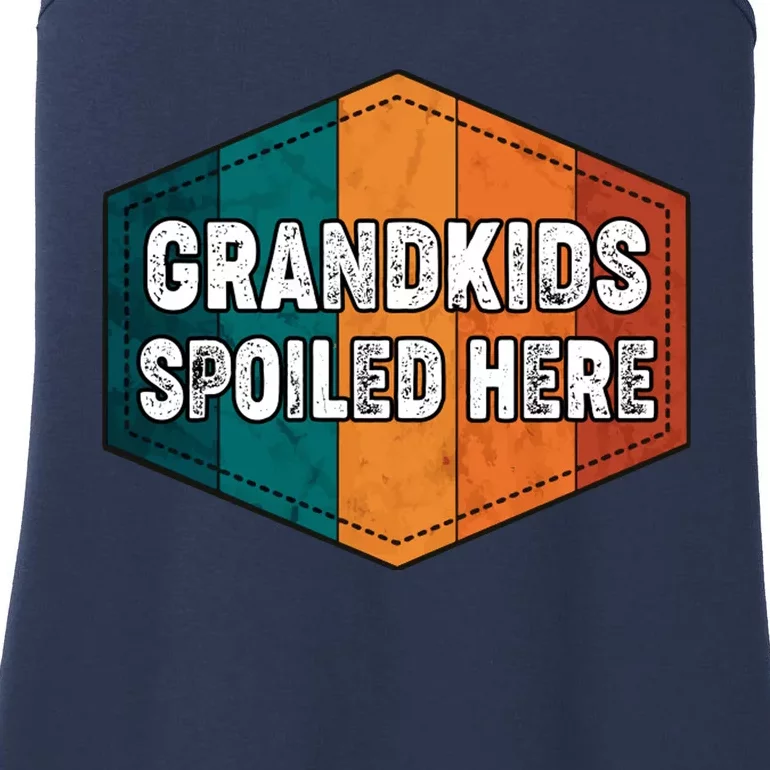 Grandkids Spoiled Here Ladies Essential Tank