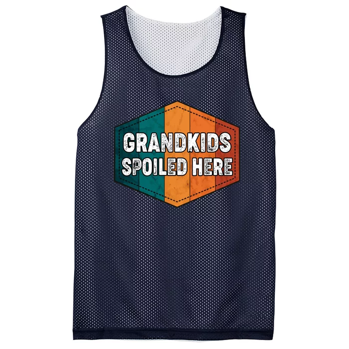 Grandkids Spoiled Here Mesh Reversible Basketball Jersey Tank