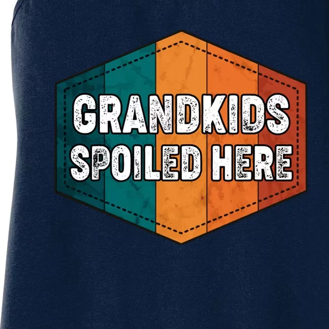 Grandkids Spoiled Here Women's Racerback Tank