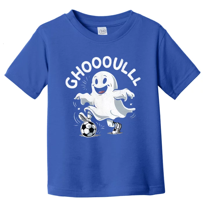 Ghost Soccer Halloween Gift Toddler T-Shirt