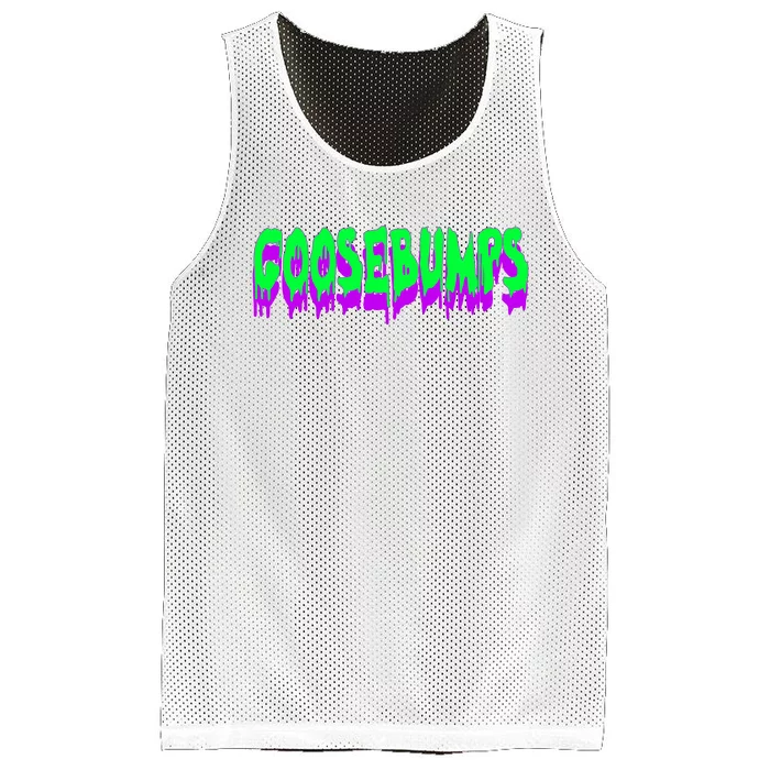 Goosebumps Spooky Halloween Mesh Reversible Basketball Jersey Tank