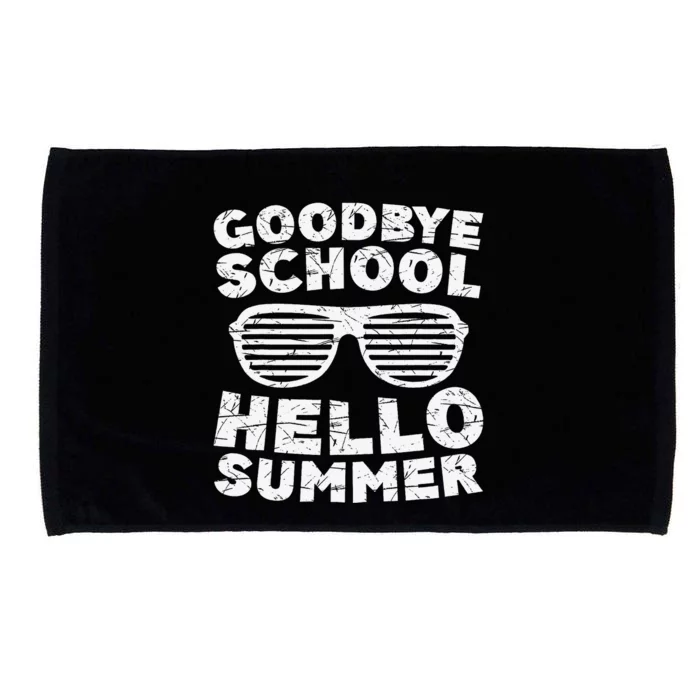 Goodbye School Hello Summer Students Teachers Microfiber Hand Towel