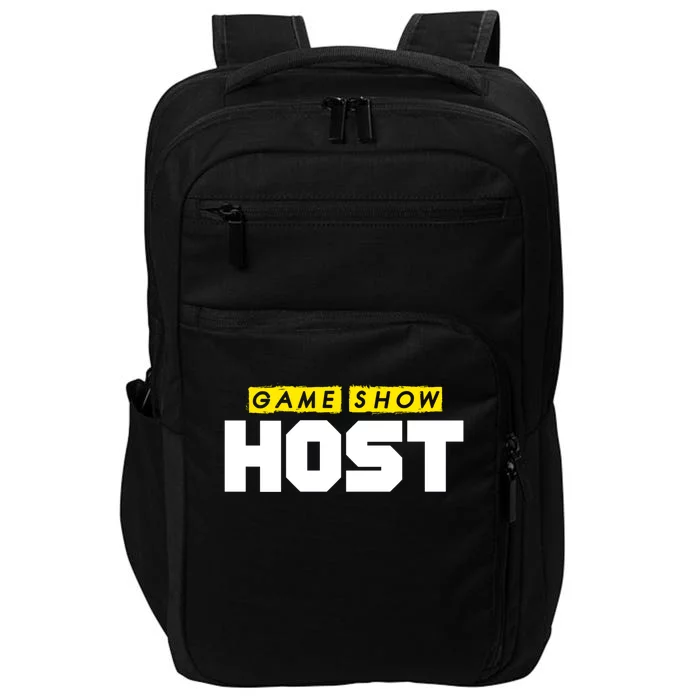 Game Show Host Quiz Games Trivia Night Gift Impact Tech Backpack