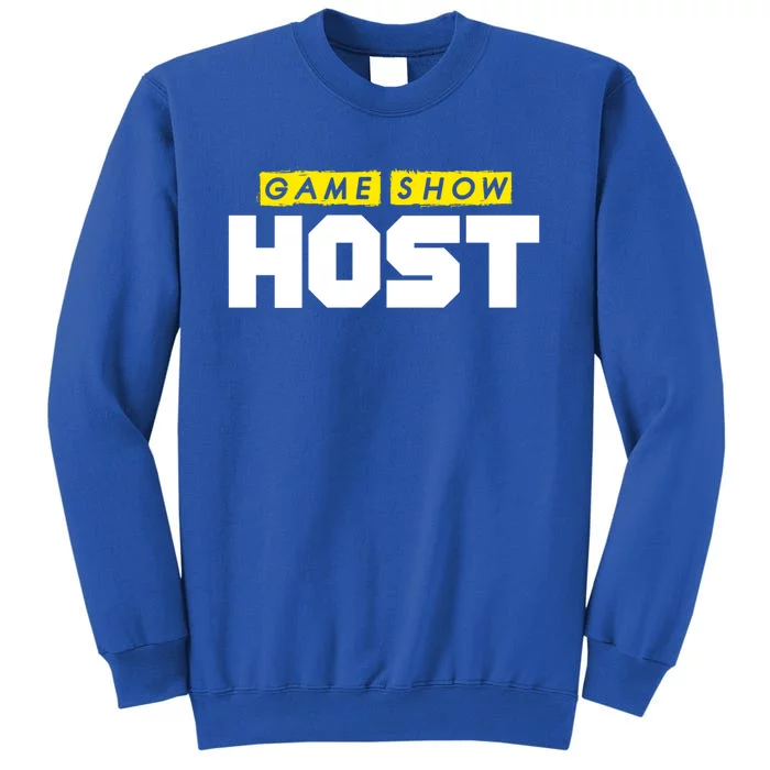 Game Show Host Quiz Games Trivia Night Gift Tall Sweatshirt