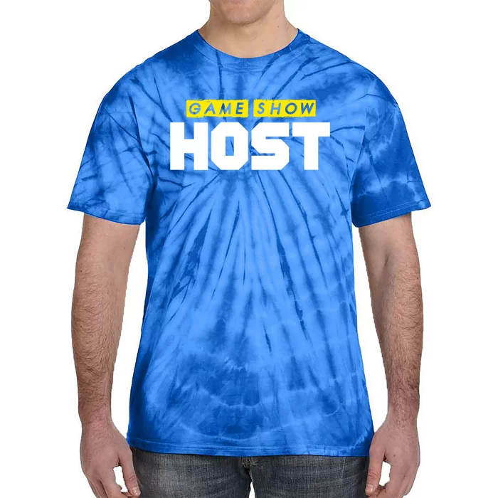 Game Show Host Quiz Games Trivia Night Gift Tie-Dye T-Shirt