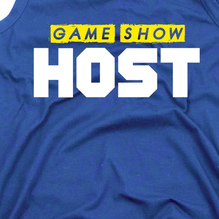 Game Show Host Quiz Games Trivia Night Gift Tank Top