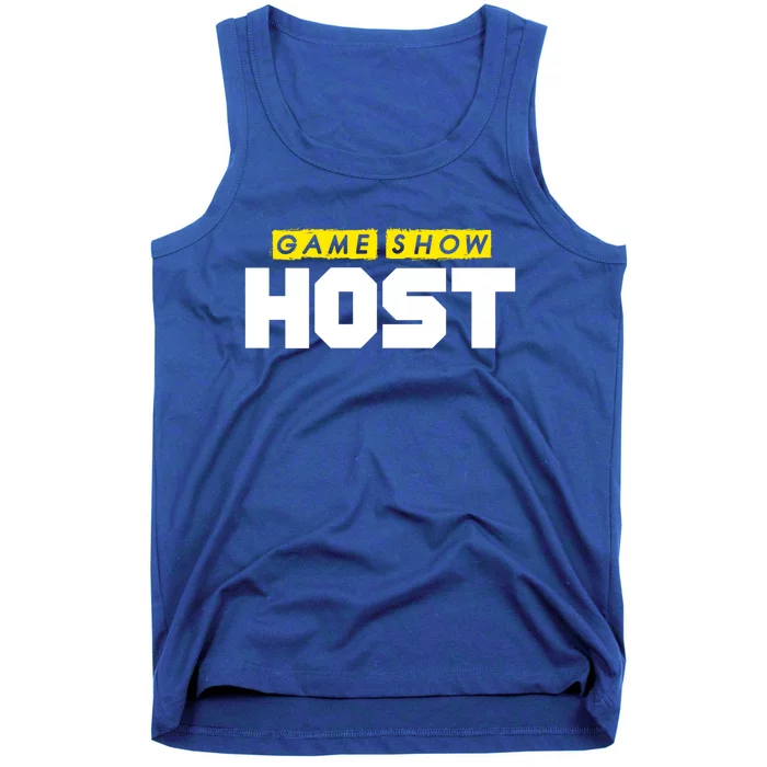 Game Show Host Quiz Games Trivia Night Gift Tank Top