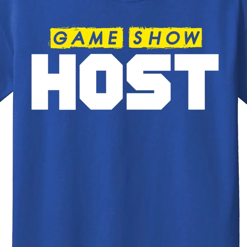 Game Show Host Quiz Games Trivia Night Gift Kids T-Shirt