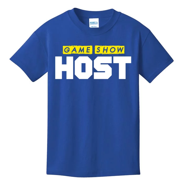 Game Show Host Quiz Games Trivia Night Gift Kids T-Shirt