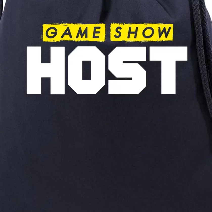 Game Show Host Quiz Games Trivia Night Gift Drawstring Bag