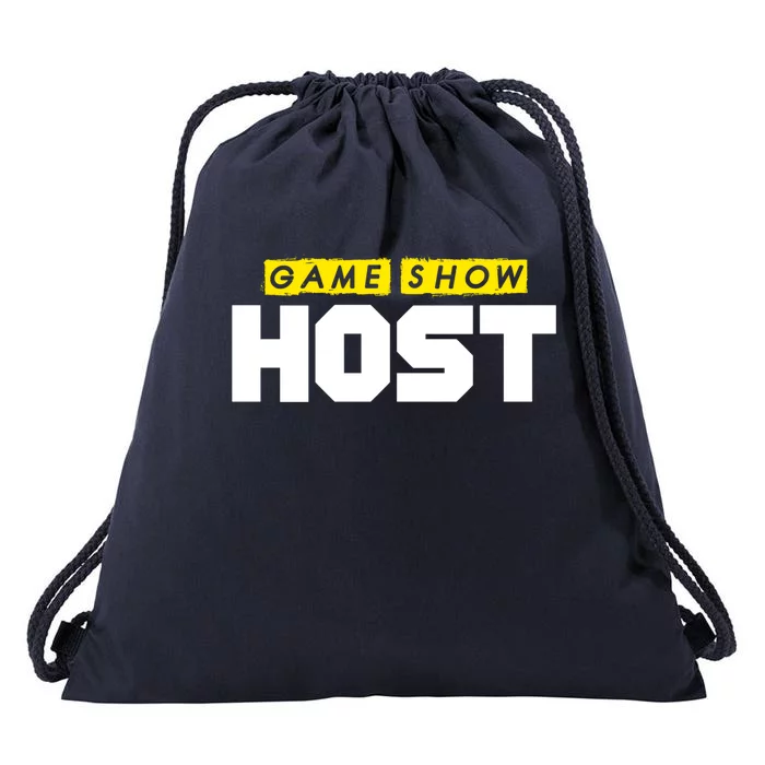 Game Show Host Quiz Games Trivia Night Gift Drawstring Bag