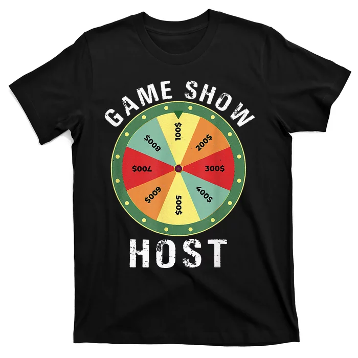 Game Show Host Trivia Board Game Night Questions Vintage T-Shirt