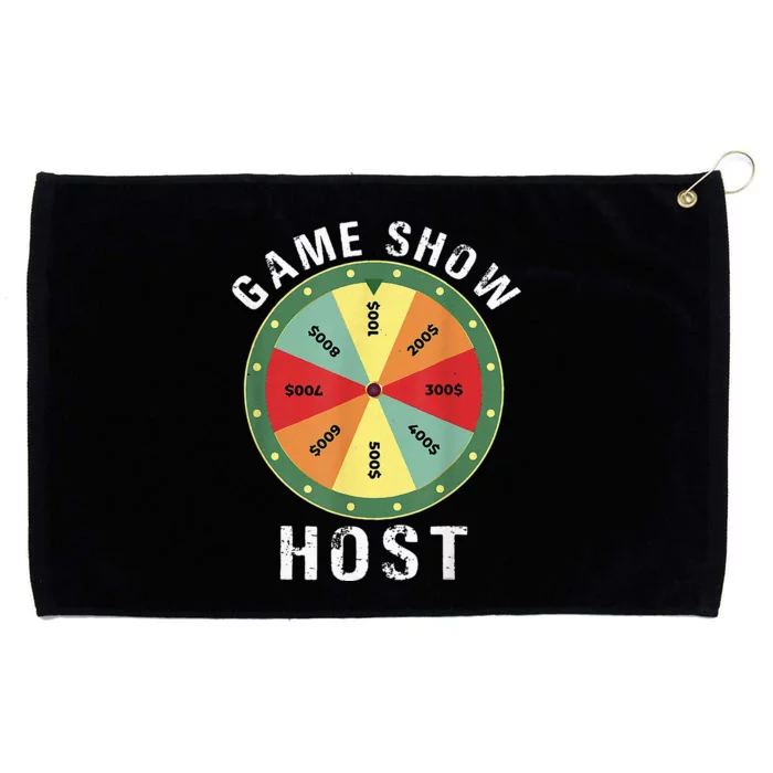 Game Show Host Trivia Board Game Night Questions Vintage Grommeted Golf Towel