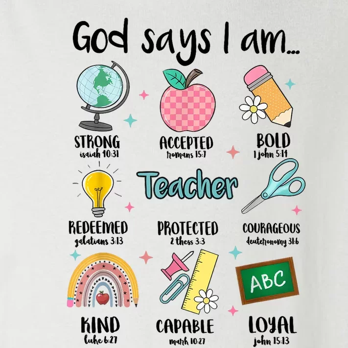 God Says I Am Teacher Life Toddler Long Sleeve Shirt