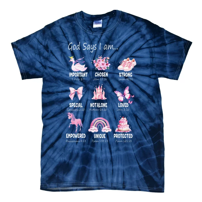 God Says I Am Princess Lovers Bible Christian Tie-Dye T-Shirt