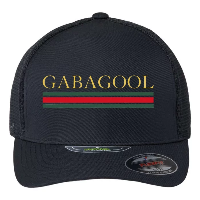 Gabagool Satirical Italian Slang Flexfit Unipanel Trucker Cap