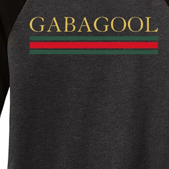 Gabagool Satirical Italian Slang Women's Tri-Blend 3/4-Sleeve Raglan Shirt