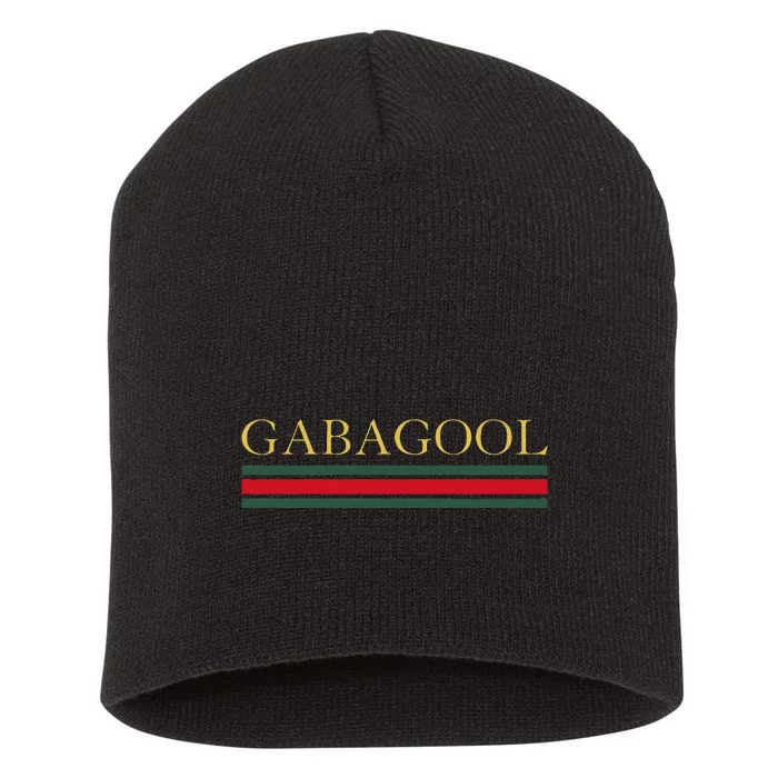 Gabagool Satirical Italian Slang Short Acrylic Beanie