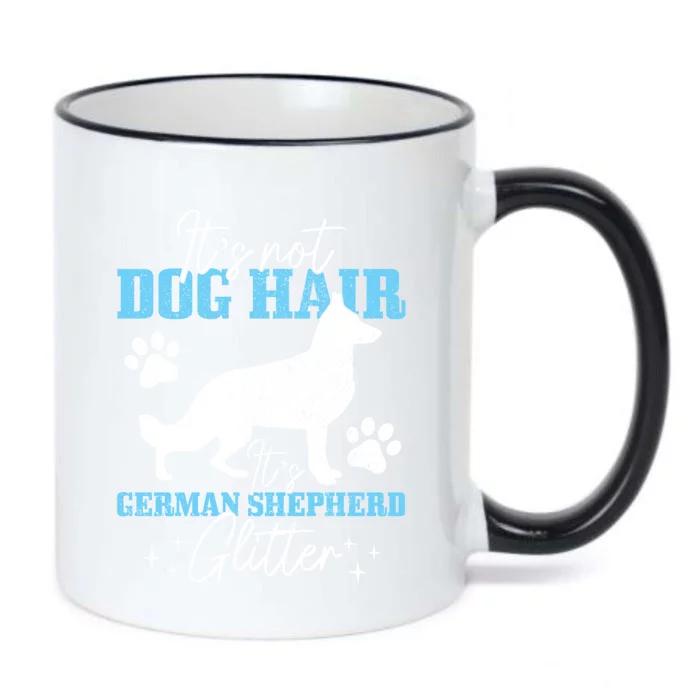 Ger Shepherd It's Not Dog Hair Ger Shepherd Glitter Gift Black Color Changing Mug