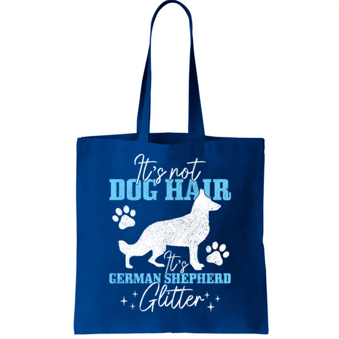 Ger Shepherd It's Not Dog Hair Ger Shepherd Glitter Gift Tote Bag