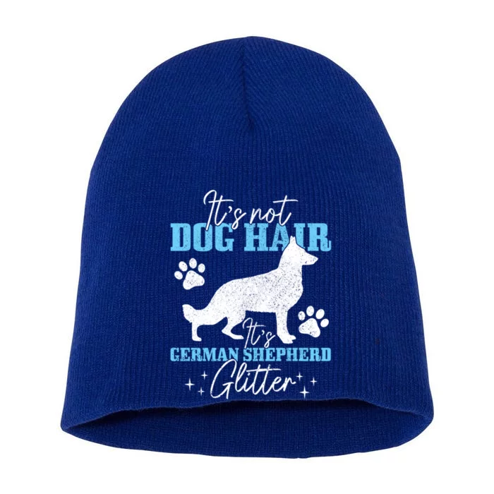 Ger Shepherd It's Not Dog Hair Ger Shepherd Glitter Gift Short Acrylic Beanie