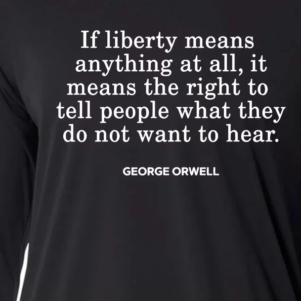 Gad Saad If Liberty Means The Right To Tell People What They Do Not Want To Hear Cooling Performance Long Sleeve Crew