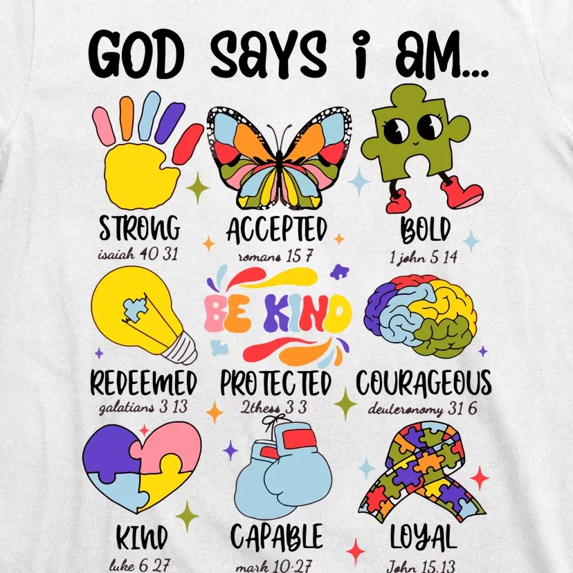 God Says I Am.. Christian Inspiration Retro Natural Infant T-Shirt