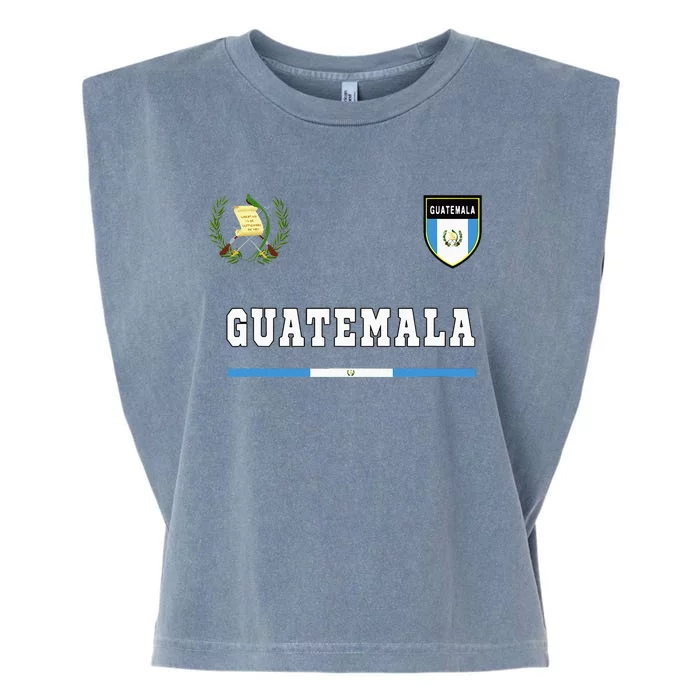 Guatemala Sportsoccer Jersey Flag Football Garment-Dyed Women's Muscle Tee