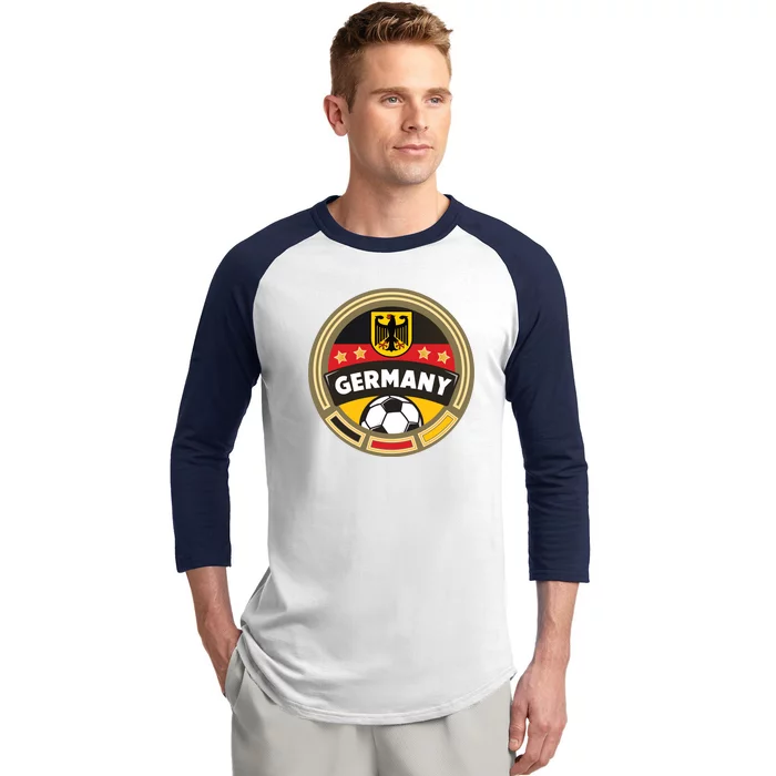 Germany Soccer Jersey German Soccer Team Logo Baseball Sleeve Shirt