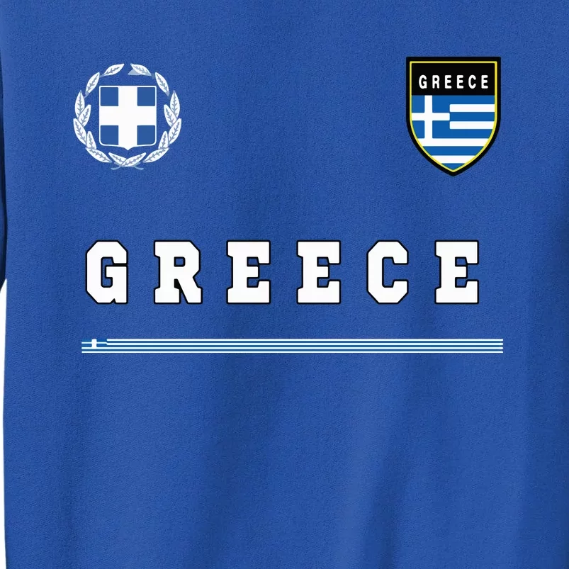 Greece Sportssoccer Jersey Flag Football Greek Tall Sweatshirt