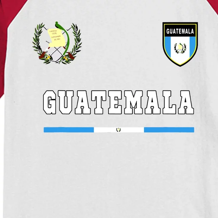 Guatemala Sportsoccer Jersey Flag Football Kids Colorblock Raglan Jersey