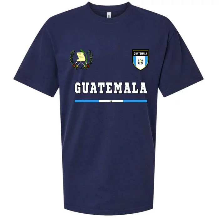 Guatemala Sportsoccer Jersey Flag Football Sueded Cloud Jersey T-Shirt