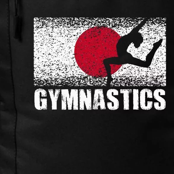 Gymnastics Sport Japan Flag Japanese Acrobatic Gymnast Daily Commute Backpack