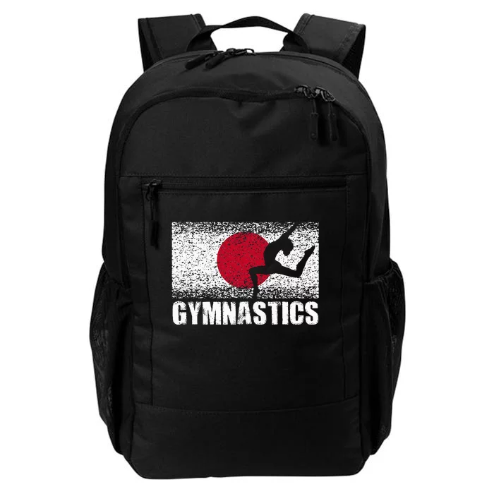 Gymnastics Sport Japan Flag Japanese Acrobatic Gymnast Daily Commute Backpack