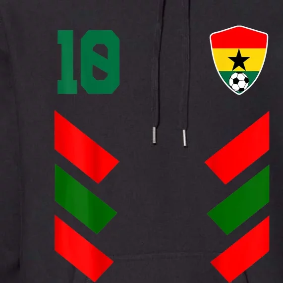 Ghana Soccer Jersey Ghanaian Football Shirt Flag Premium Hoodie