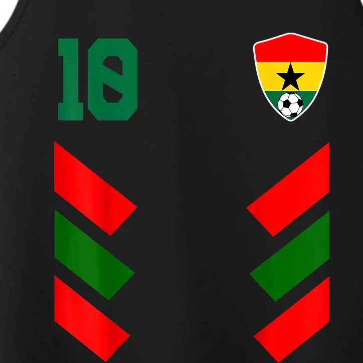 Ghana Soccer Jersey Ghanaian Football Shirt Flag Performance Tank