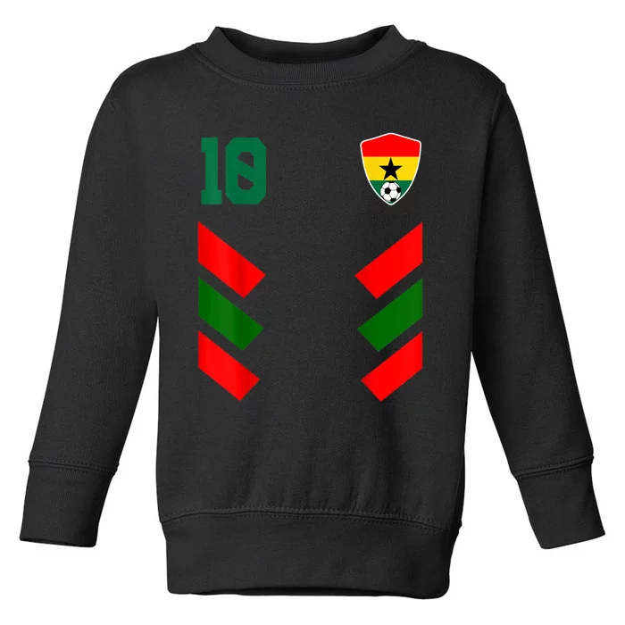 Ghana Soccer Jersey Ghanaian Football Shirt Flag Toddler Sweatshirt