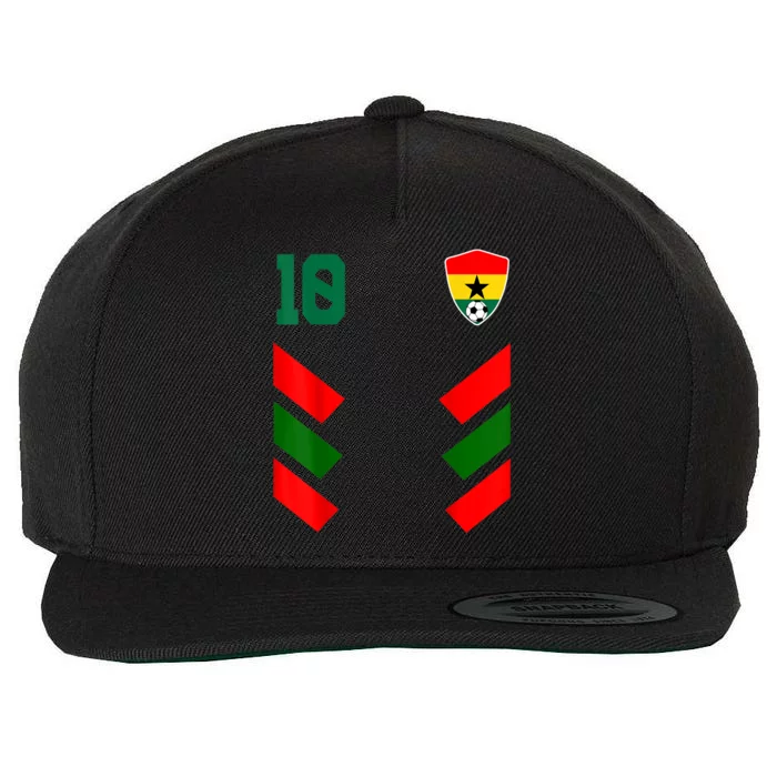 Ghana Soccer Jersey Ghanaian Football Shirt Flag Wool Snapback Cap