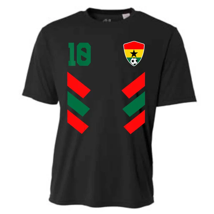 Ghana Soccer Jersey Ghanaian Football Shirt Flag Cooling Performance Crew T-Shirt