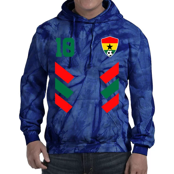 Ghana Soccer Jersey Ghanaian Football Shirt Flag Tie Dye Hoodie