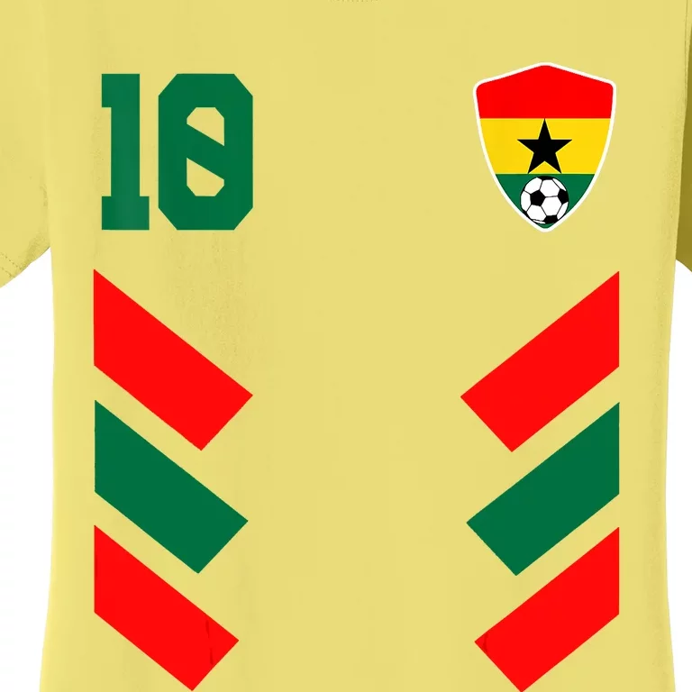 Ghana Soccer Jersey Ghanaian Football Shirt Flag Women's T-Shirt