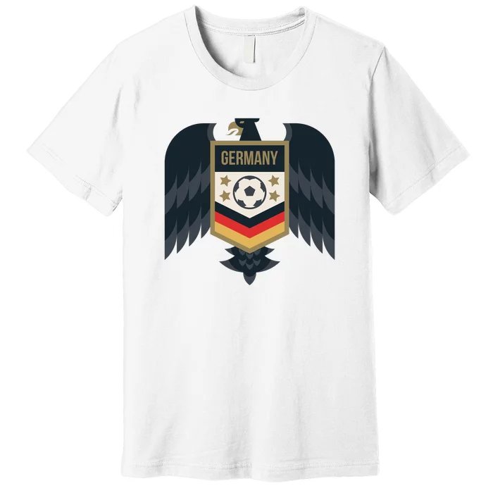 Germany Soccer Jersey German Soccer Team Eagle Premium T-Shirt